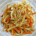 コタポン太's cooksnap of when they made 大根の皮と人参のきんぴら.