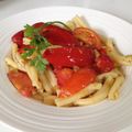 Hoink's cooksnap of when they made パプリカとアンチョビのパスタ♪.