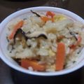 あとからあとから's cooksnap of when they made 油揚げとにんじんの炊き込みごはん.