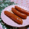 赤い電話's cooksnap of when they made 甘たれソーセージ.