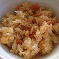 kiki☆chan's cooksnap of when they made 超簡単！鮭チャーハン.