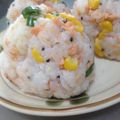 まｋｏ's cooksnap of when they made 焼き鮭で簡単♪絶品コーンおにぎり♡.