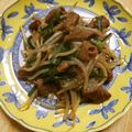 せつみか's cooksnap of when they made もつのピリ辛炒め～☆.