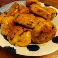 hokiiti's cooksnap of when they made 鶏とはんぺんのふわふわつくね煮.