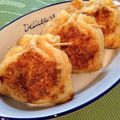 ベビーピグ's cooksnap of when they made 油揚げのチーズもやし巾着♬.