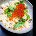 Rinael's cooksnap of when they made 秋鮭といくらでホッコリ釜飯~.
