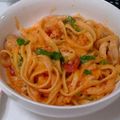 hirahirann's cooksnap of when they made カニ缶で贅沢気分スパゲッティ♪.