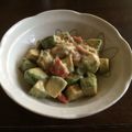 亜久里's cooksnap of when they made アボカドとカニカマのマヨヨーグルト。.