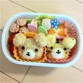 はぁとmama's cooksnap of when they made どうぶついっぱいのお弁当♪[クマ編].