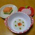 うぬうぬ's cooksnap of when they made ひなまつり☆お花の離乳食.