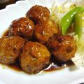 kazueppi's cooksnap of when they made ◇ふわふわ柔らか◇豚ひき肉団子の甘酢あん.
