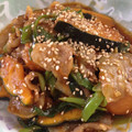 ゆうえりん's cooksnap of when they made かぼちゃと豚肉で☆スタミナ炒め☆.