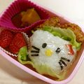 パンプキンチャボ's cooksnap of when they made キャラ弁☆簡単キティ—＆ダニエル.