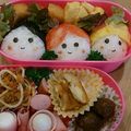 karudori's cooksnap of when they made 簡単.｡.:*♡　女の子　キャラ弁.