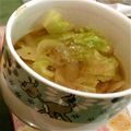詩穂子's cooksnap of when they made コンソメオニオンスープ.