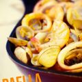 nastyeyeco's cooksnap of when they made フライパンで☆旨味たっぷり魚介のパエリア.