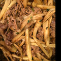 あかめがねはん's cooksnap of when they made 忙しい人必見！簡単♪牛肉とごぼうの炒め煮.