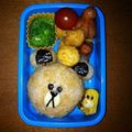 まこゆう's cooksnap of when they made キャラ弁☆簡単♪LINEのブラウン.