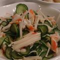 む～とん☆'s cooksnap of when they made カニカマで☆きゅうりの酢の物.