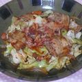 かおpon's cooksnap of when they made 野菜たっぷり豚キムチ.