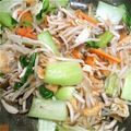  KOTA's cooksnap of when they made ♪チンゲン菜ともやしのめんつゆ炒め♪.