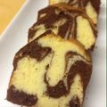 pg_eri's cooksnap of when they made マーブルパウンドケーキ.