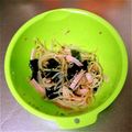 西洋かりん's cooksnap of when they made 大根とモヤシ、海苔の韓国サラダ.