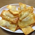 翔太AND耀太ママ's cooksnap of when they made 紅しょうが入り揚げワンタン♪.