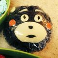 さりぃぃぃ's cooksnap of when they made 運動会 お弁当 キャラ弁くまもんおにぎり.
