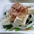 +ももち+'s cooksnap of when they made 簡単♪豆腐サラダ.