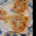 りお515's cooksnap of when they made 簡単♡ワンタンの皮でミニピザ♡.