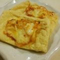 rencon03's cooksnap of when they made 簡単すぐ！油あげのキムチチーズのせ.