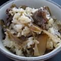 amochi's cooksnap of when they made 牛肉とごぼうの混ぜご飯.