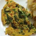 ★★はまー★★'s cooksnap of when they made 豆腐とほうれん草のケーキ風オムレツ.