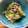Kaoruby's cooksnap of when they made 牛肉とセロリのオイスターソース炒め.