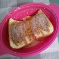ちい～ちゃん's cooksnap of when they made レンジで簡単5分＊フレンチトースト.