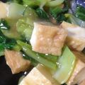 ４番目's cooksnap of when they made 簡単☆絹あげとチンゲン菜のオイスター煮☆.
