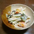 愛・喜び・料理！'s cooksnap of when they made 大根ときゅうりと卵の昆布マヨネーズサラダ.