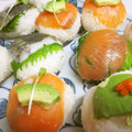 motchママ's cooksnap of when they made あっと言う間に手毬寿司！.