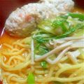 ゆかぽん1966's cooksnap of when they made ごま豆乳鍋リメイク・豆乳ラーメン.
