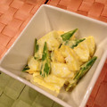 marimekkot's cooksnap of when they made きぬさやといり卵のサラダ.
