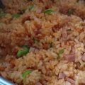 はっ葉ちゃん's cooksnap of when they made 炊飯器でチキンライス風ピラフ.