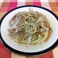 龍青空ママ's cooksnap of when they made ローズポーク干し芋蓮根の塩焼きそば.