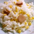 らぶりももらん's cooksnap of when they made 炊飯器で簡単ウインナーピラフ！.