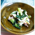 ＴＯＭＯＷＡＴ's cooksnap of when they made イカとわけぎのぬた.