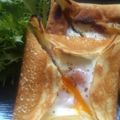 風ころ's cooksnap of when they made ホットケーキ粉で♪糖質オフの簡単ガレット.