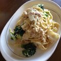 にやむ's cooksnap of when they made ♡カニ缶でＺＥＰＰＩＮクリームパスタ♡　.