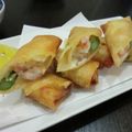 kookuro's cooksnap of when they made 簡単❢エビとアスパラのサラダ春巻き.