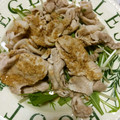 ☆ホイミン★'s cooksnap of when they made 豚肉と水菜の梅和え.
