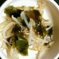 ペコミルク。's cooksnap of when they made もやしと乾燥わかめのナムル.